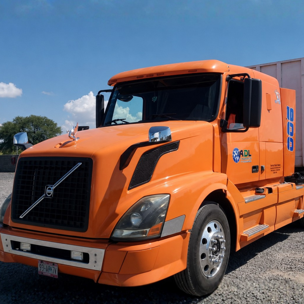 Tractocamiones listos para trabajar